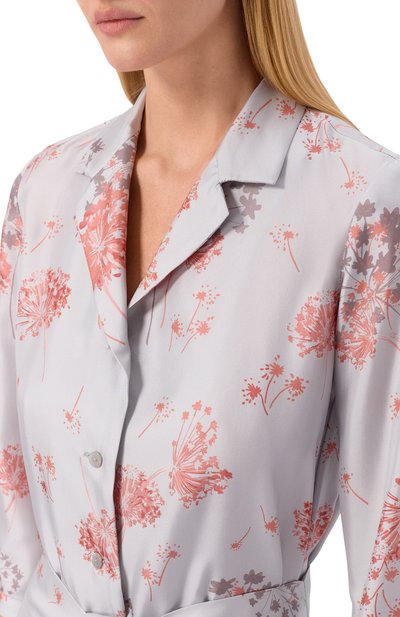 Шелковое платье COLOMBO светло-голубого цвета по цене 331000 руб., арт. AB00355/F/T0666-11-2E, фото 4 Шелковое платье COLOMBO, арт. AB00355/F/T0666-11-2E, фото 4