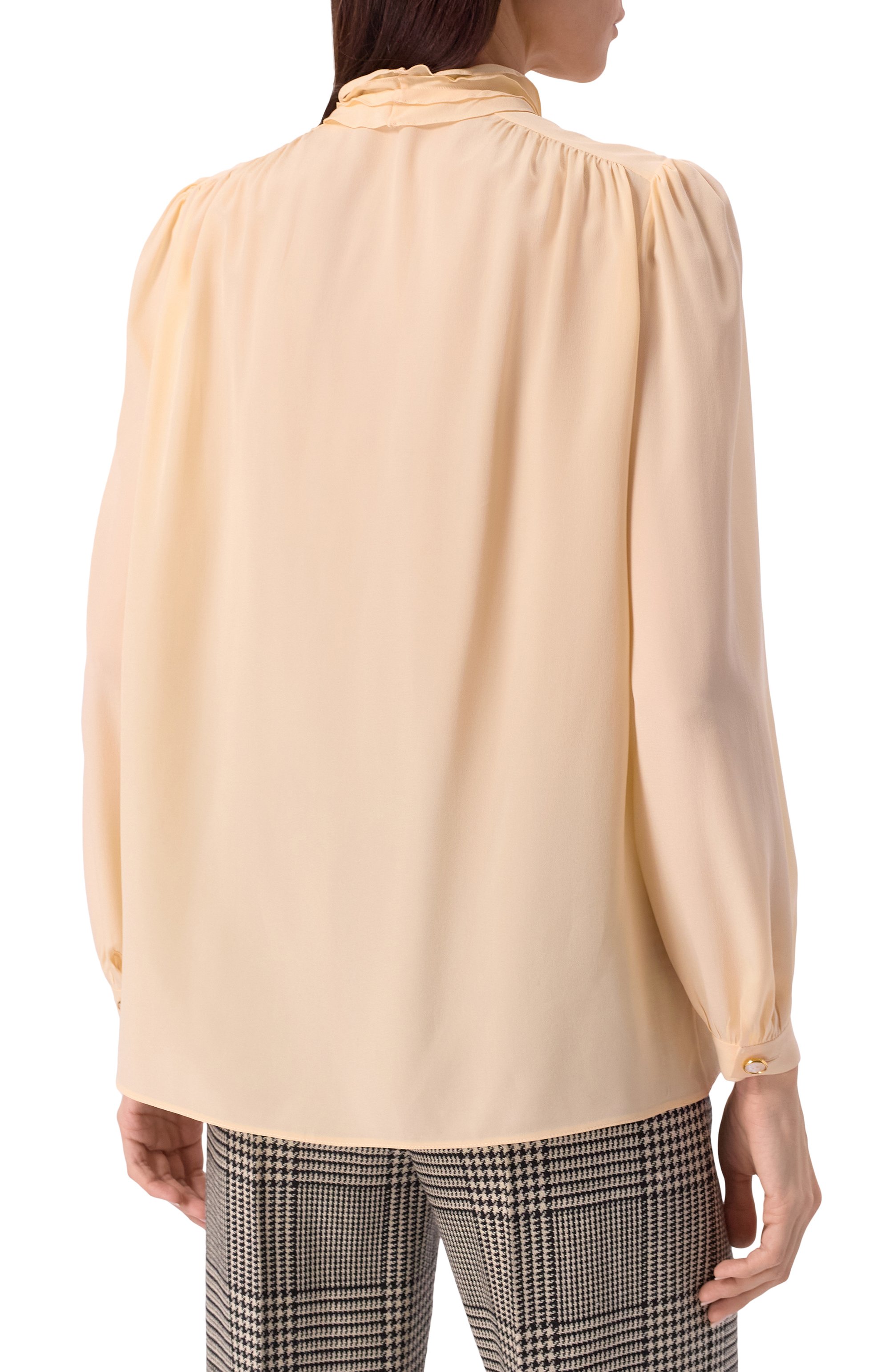 Шелковая блузка VALENTINO, арт. 6B3AB77590F, фото 4