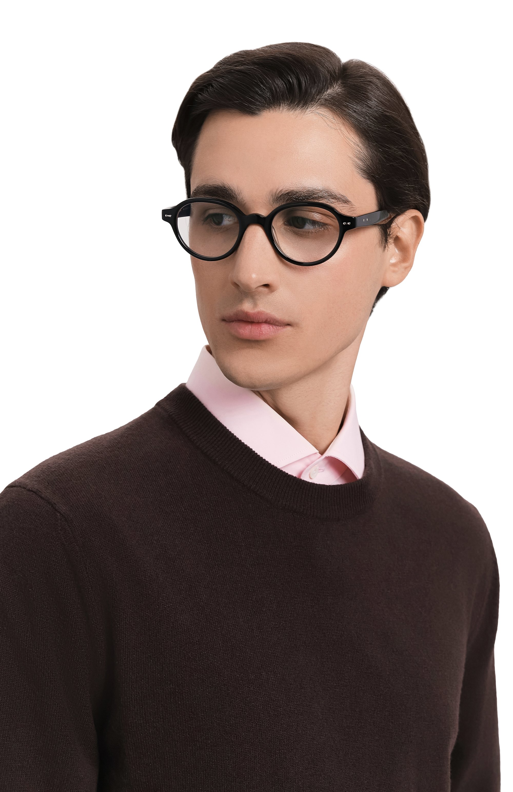 Оправа PETER&MAY WALK черного цвета по цене 31550 руб., арт. S#88 BIG GURU BLACK C0GNAC 0PT, фото 2 Оправа PETER&MAY WALK, арт. S#88 BIG GURU BLACK C0GNAC 0PT, фото 2