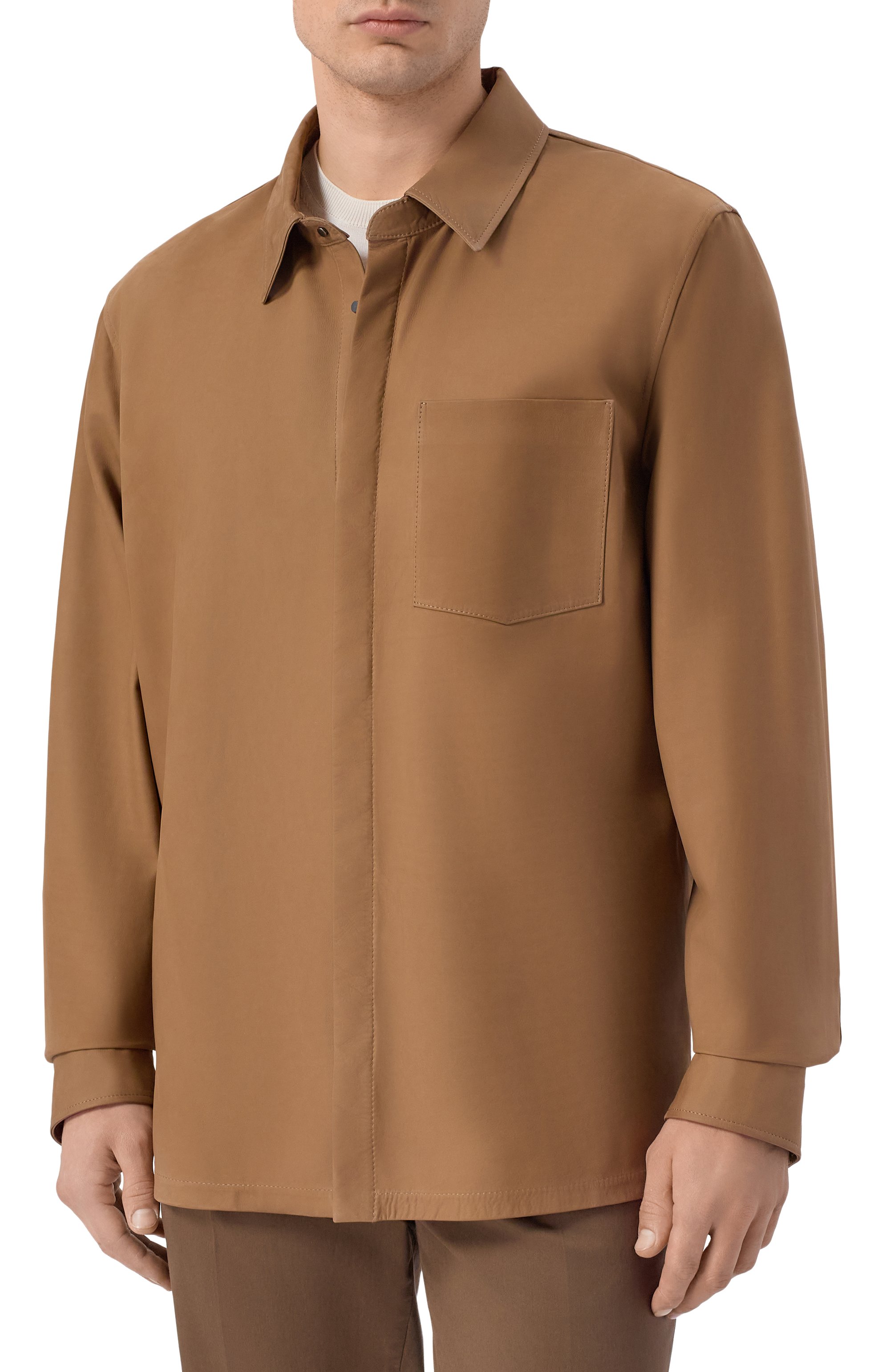 Кожаная рубашка MVST, арт. M26.2PM.L030/BABY, фото 3