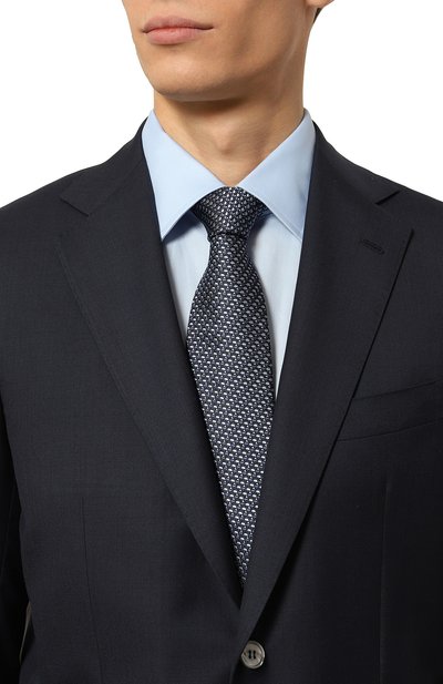 Шелковый галстук ZEGNA, арт. 1P8/Z8D84TA8, фото 2
