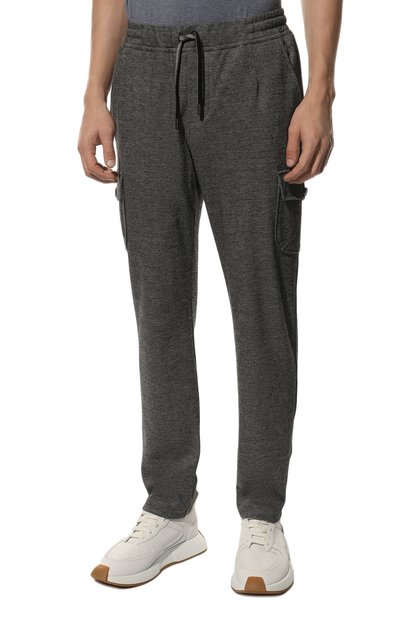 Брюки-карго из хлопка и шерсти CAPOBIANCO, арт. 13M703.DB00., фото 3