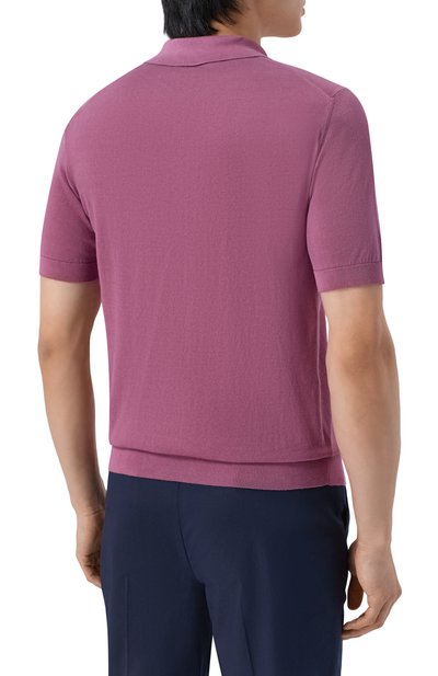 Хлопковое поло ANDREA CAMPAGNA, арт. M5426-8052, фото 4