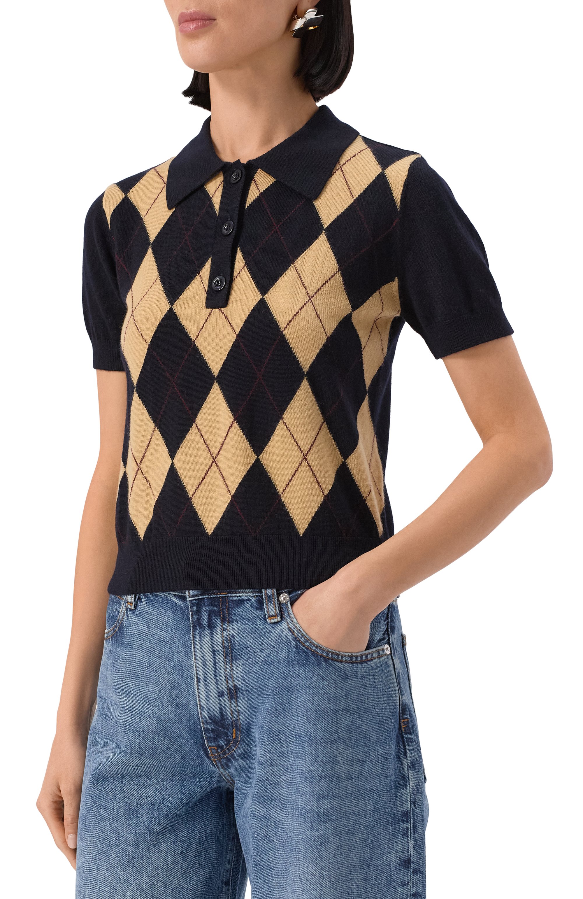 Шерстяное поло FRAME DENIM, арт. WS25KSW053, фото 3