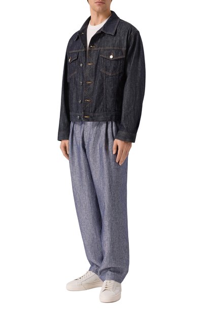 Льняные брюки GIORGIO ARMANI, арт. GM003358/TE20689, фото 2