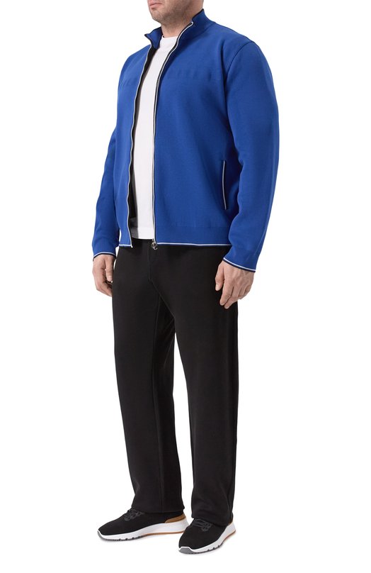 Хлопковый кардиган Stefano Ricci K616447R31/F26114 Синий  K616447R31/F26114 Фото 2