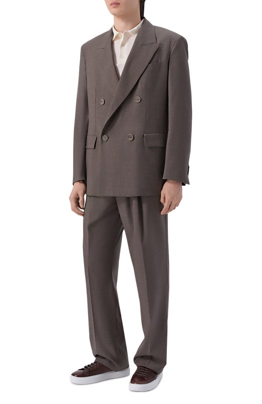 Шерстяной пиджак Hevo R0DIS/L755 Коричневый  R0DIS/L755 Фото 2