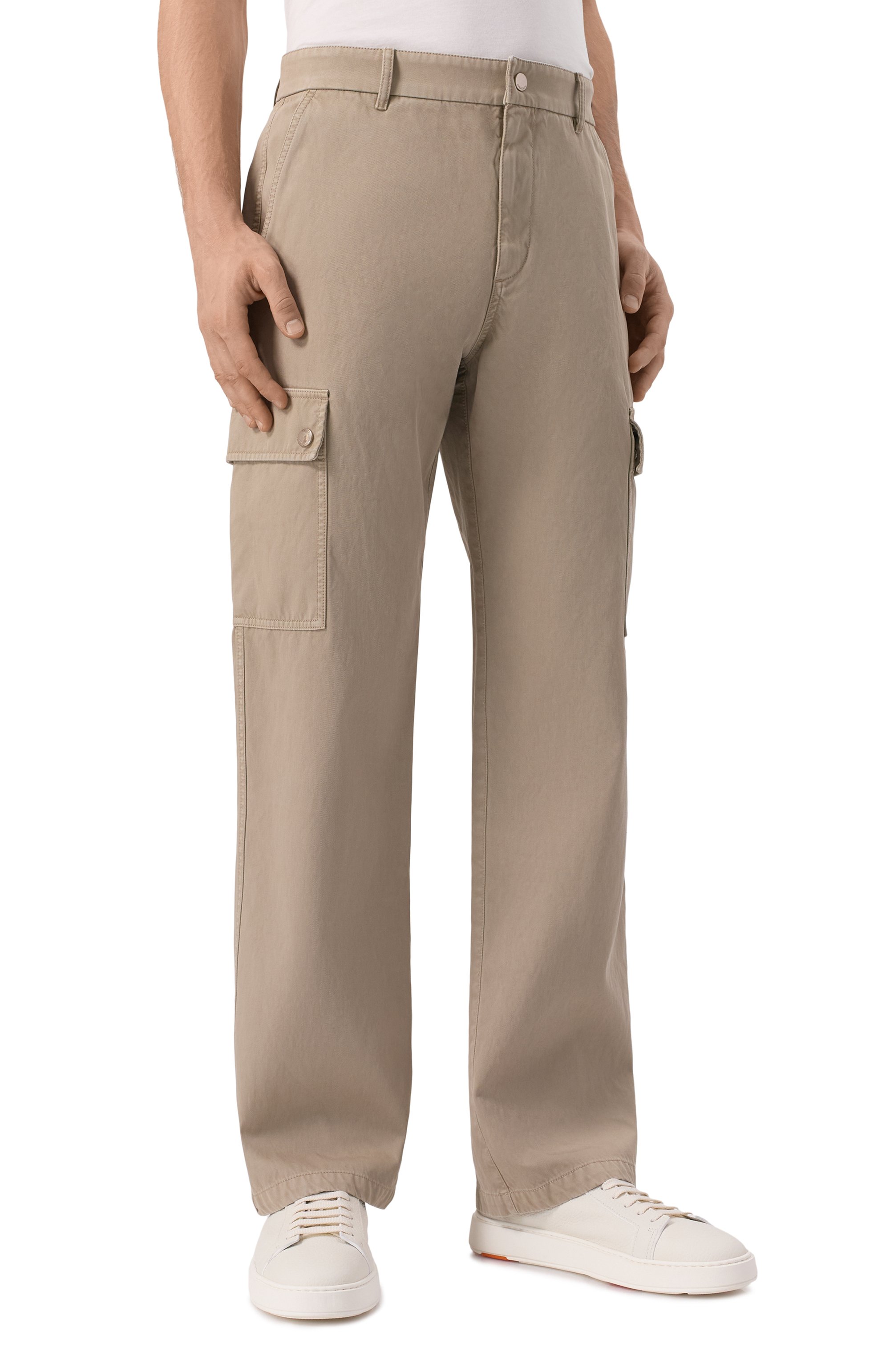 Хлопковые брюки-карго BURBERRY, арт. 8101266, фото 3