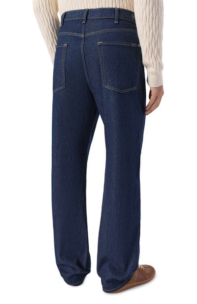 Джинсы easy straight 7 FOR ALL MANKIND темно-синего цвета по цене 29950 руб., арт. 7T5H0K85-3LX, фото 4 Джинсы easy straight 7 FOR ALL MANKIND, арт. 7T5H0K85-3LX, фото 4