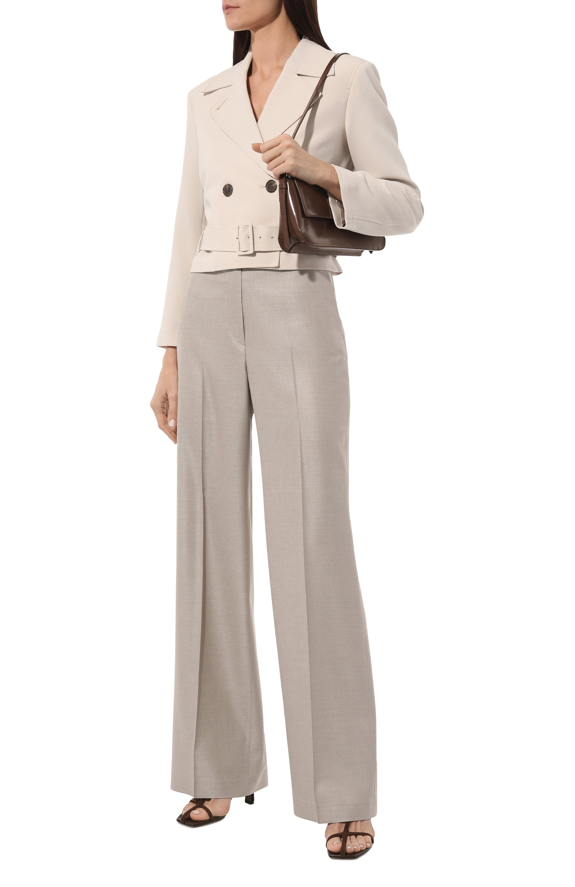 Брюки из шелка и шерсти KITON, арт. D48109K0905C, фото 2