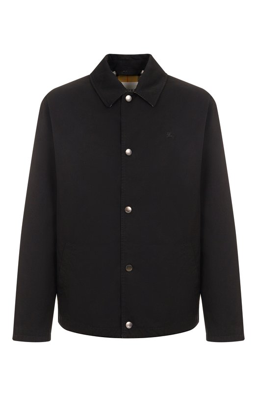 Хлопковая куртка-рубашка Burberry 8110285 Чёрный 8110285