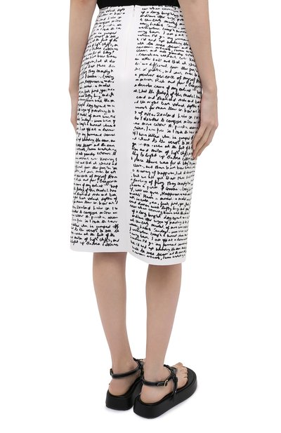Юбка DRIES VAN NOTEN черно-белого цвета по цене 37300 руб., арт. 211-10829-2097, фото 4 Юбка DRIES VAN NOTEN, арт. 211-10829-2097, фото 4