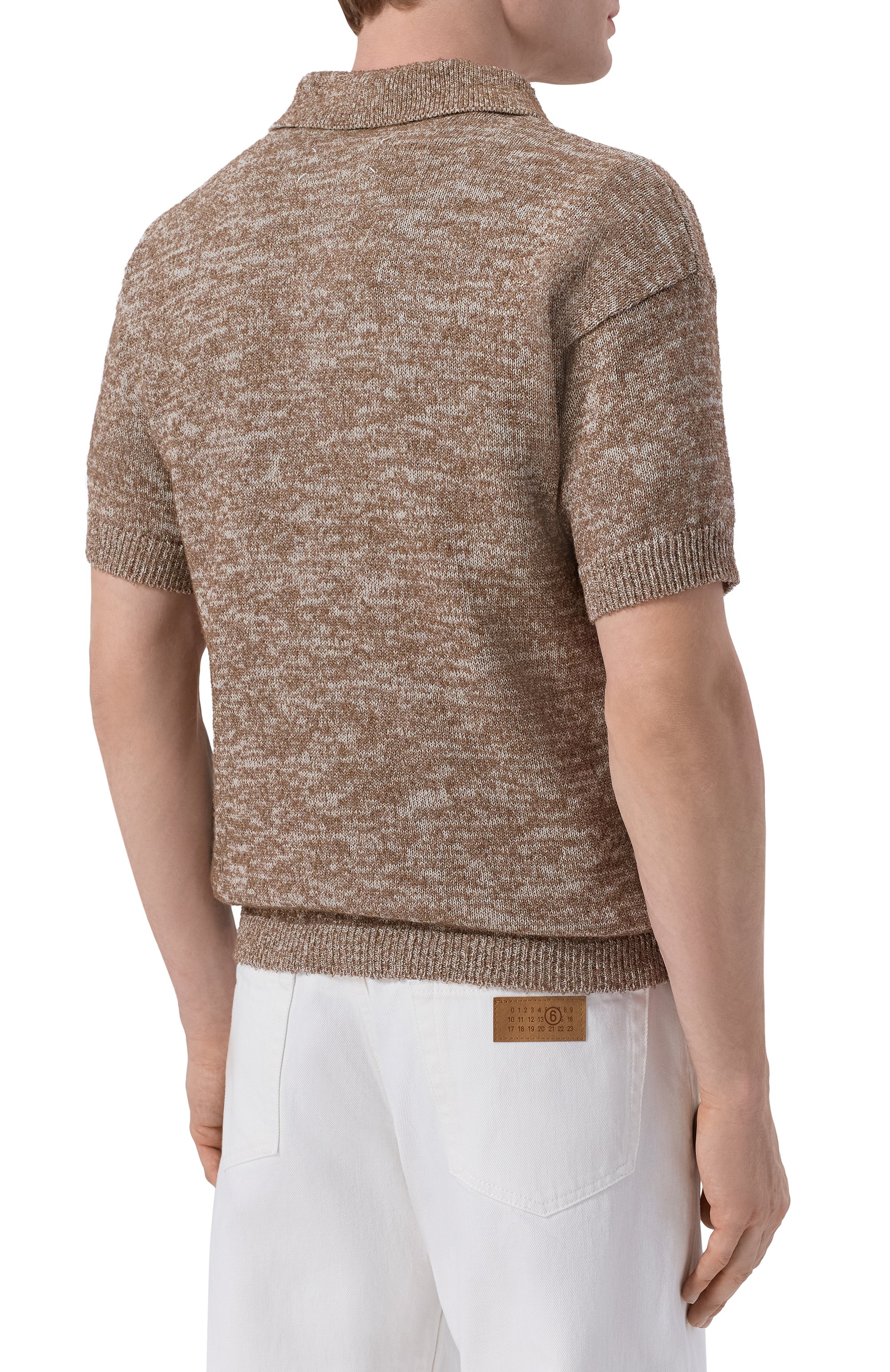 Поло из хлопка и шерсти MAISON MARGIELA, арт. S50GL0062/M13152, фото 4