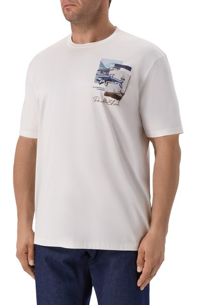 Хлопковая футболка PAUL&SHARK, арт. 15311640/3XL-6XL, фото 3