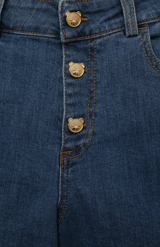 Джинсовые шорты Moschino Голубой, фото 3