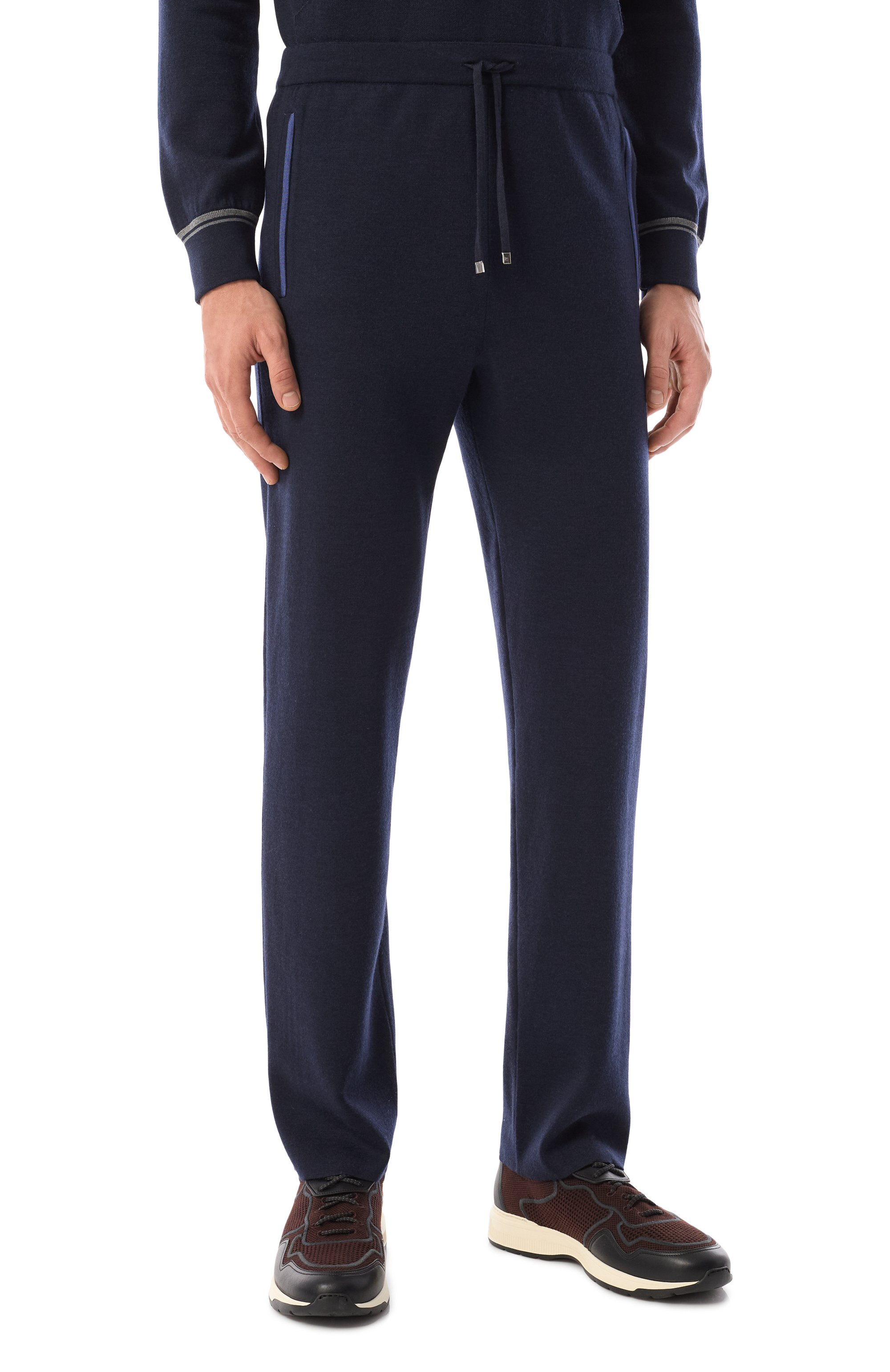 Брюки из шерсти и шелка ZILLI, арт. JSP011M0240VZDTB0, фото 3