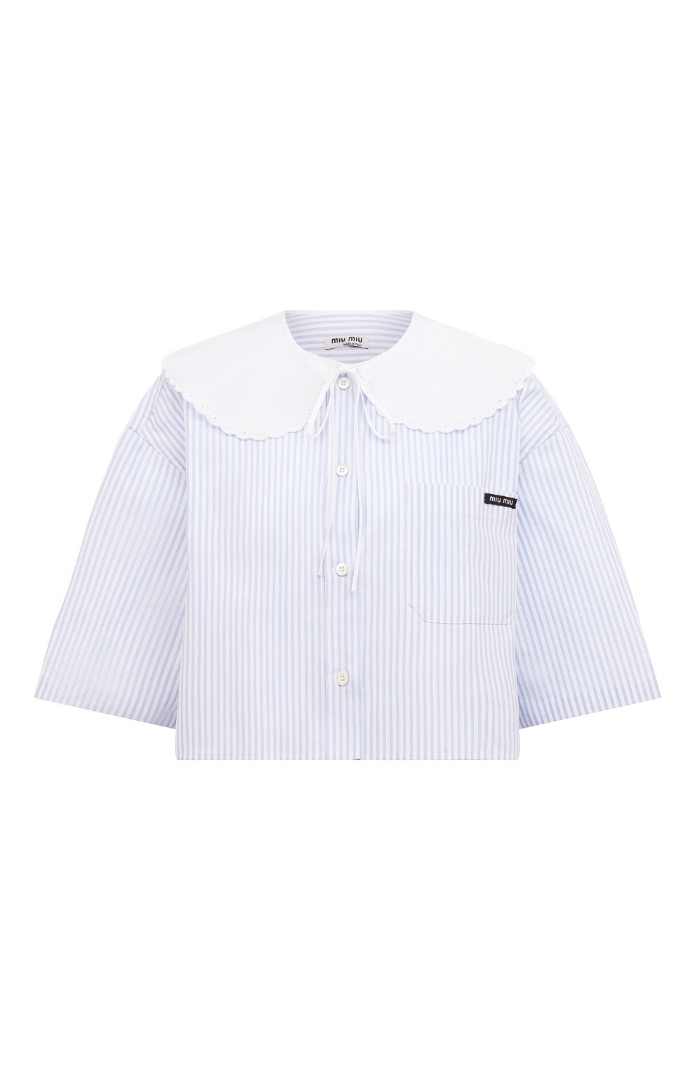 Хлопковая блузка MIU MIU, арт. MK1621-10MI-F0012, фото 1
