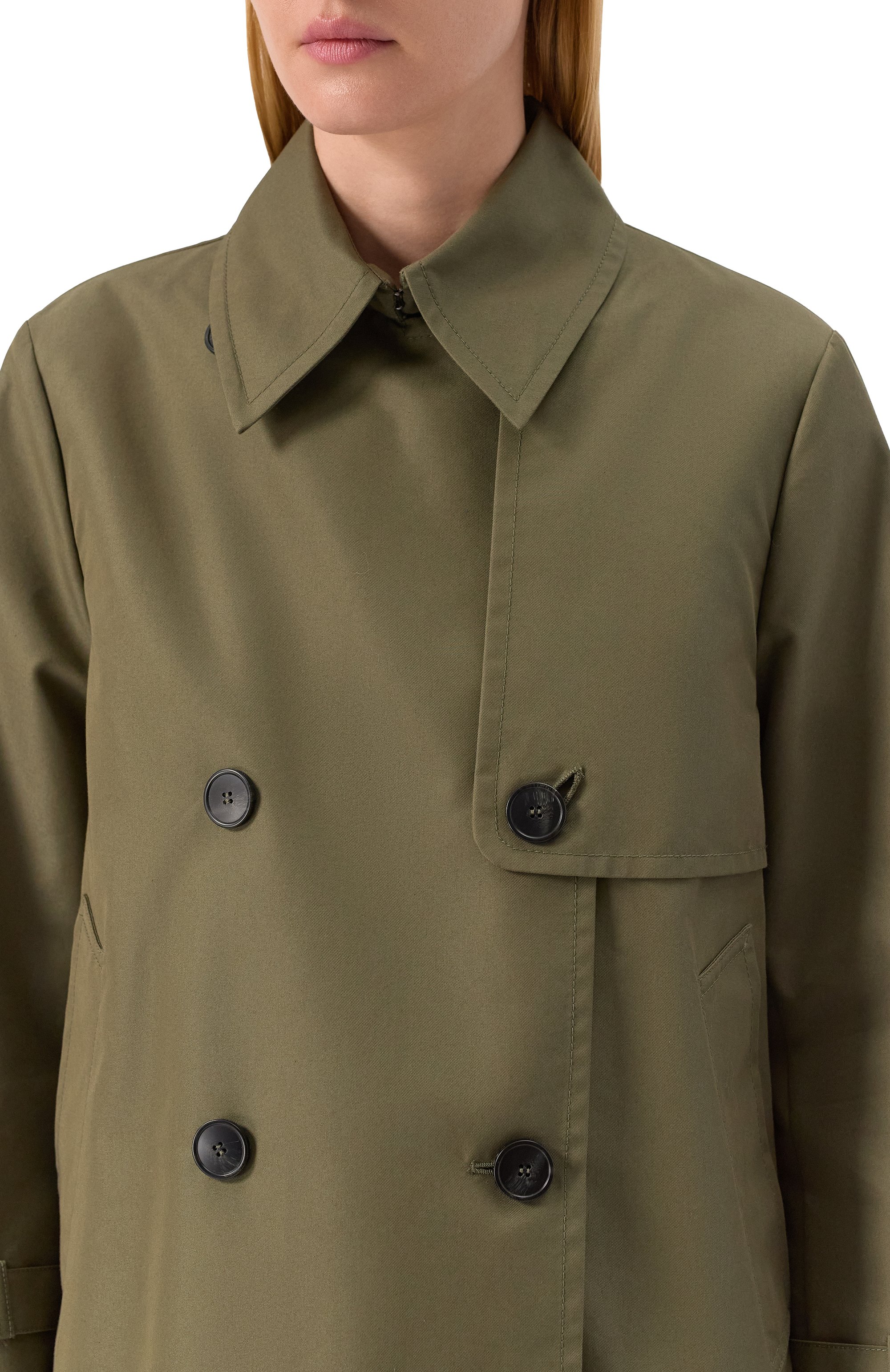 Хлопковый тренч WEEKEND MAX MARA, арт. BIGLIA, фото 5