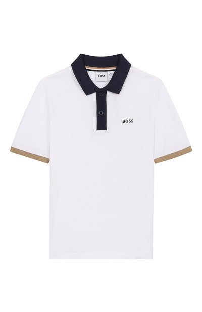 Хлопковое поло BOSS, арт. J52955
