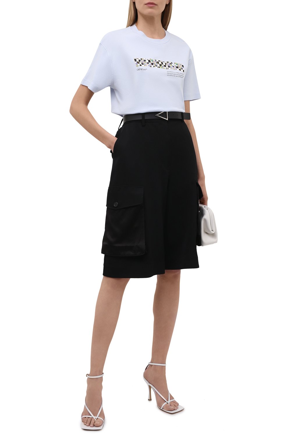 Хлопковая футболка OFF-WHITE, арт. 0WAA089S21JER004, фото 2