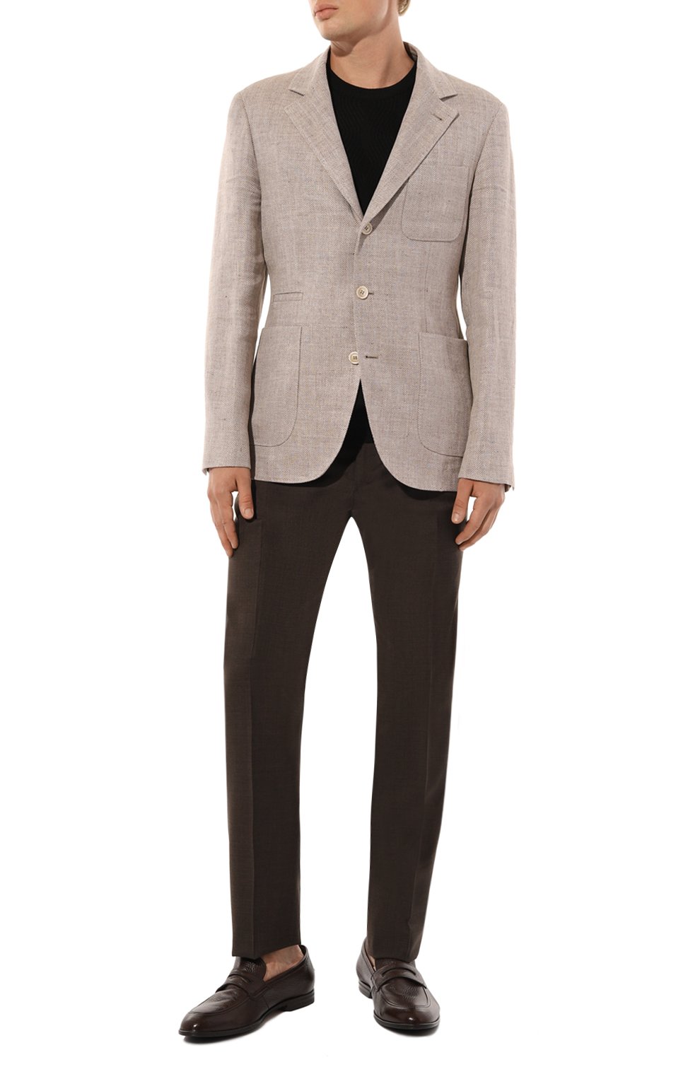 Шерстяные брюки CORNELIANI, арт. 925B01-3817087, фото 2