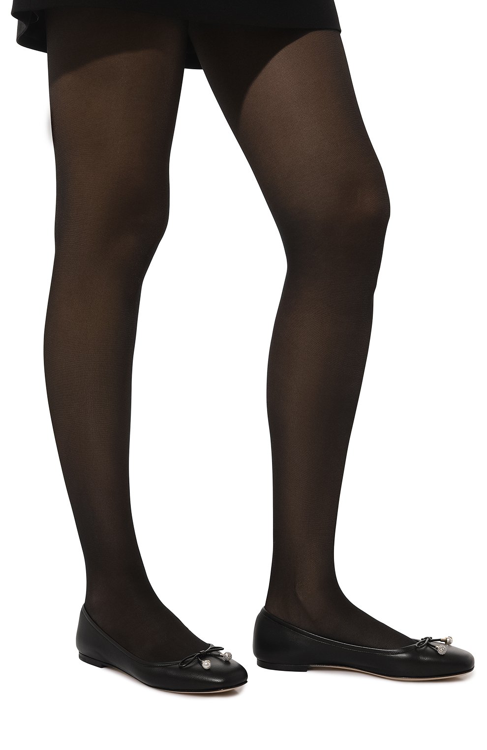 Кожаные балетки elme JIMMY CHOO, арт. ELME FLAT/NAP, фото 3