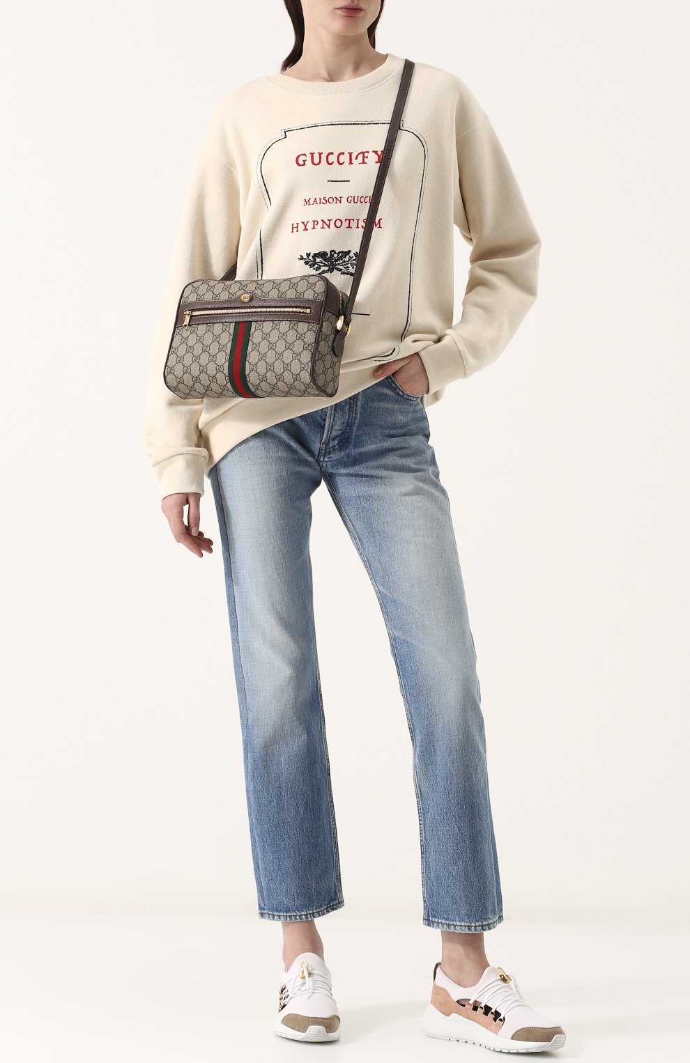 Сумка ophidia gg supreme small GUCCI, арт. 517080/96I3B, фото 2