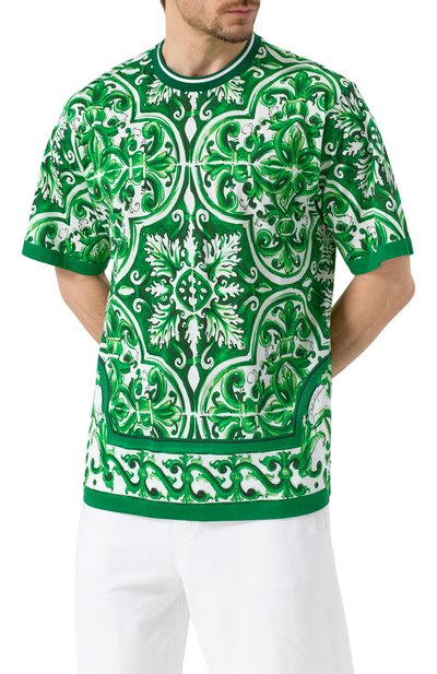 Хлопковая футболка DOLCE & GABBANA, арт. G8PN9T/II7C1, фото 3