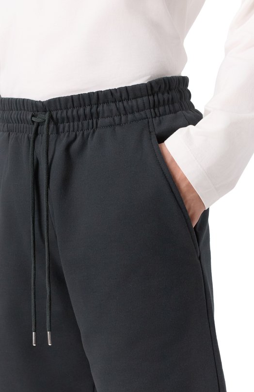 Хлопковые шорты Dries Van Noten 021158/3611 Серый  021158/3611 Фото 5