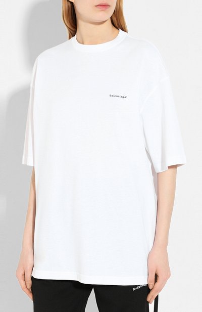 Хлопковая футболка BALENCIAGA, арт. 556104/TYK28, фото 3