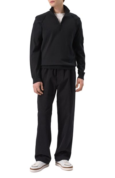 Хлопковый джемпер C.P. COMPANY, арт. 18CMKN083A004037A, фото 2