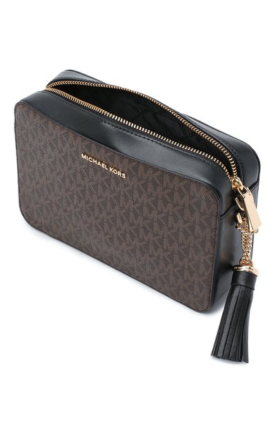 Сумка jet set medium MICHAEL MICHAEL KORS коричневого цвета по цене 24600 руб., арт. 32F8GF5M2B, фото 4 Сумка jet set medium MICHAEL MICHAEL KORS, арт. 32F8GF5M2B, фото 4