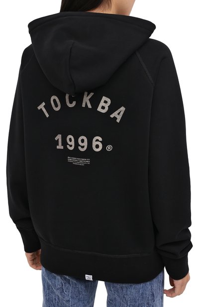 Хлопковое худи TOSKVA черного цвета по цене 16800 руб., арт. KENGYRY hoodie -H.U.001-W21-F5-900-300, фото 4 Хлопковое худи TOSKVA, арт. KENGYRY hoodie -H.U.001-W21-F5-900-300, фото 4