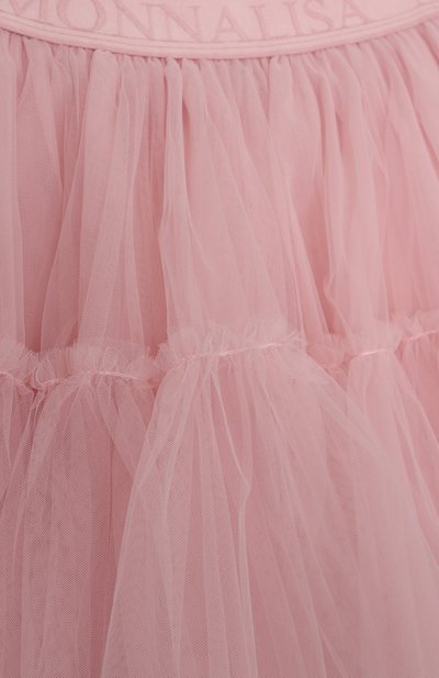 Юбка MONNALISA светло-розового цвета по цене 17500 руб., арт. 17FGON, фото 3 Юбка MONNALISA, арт. 17FGON, фото 3