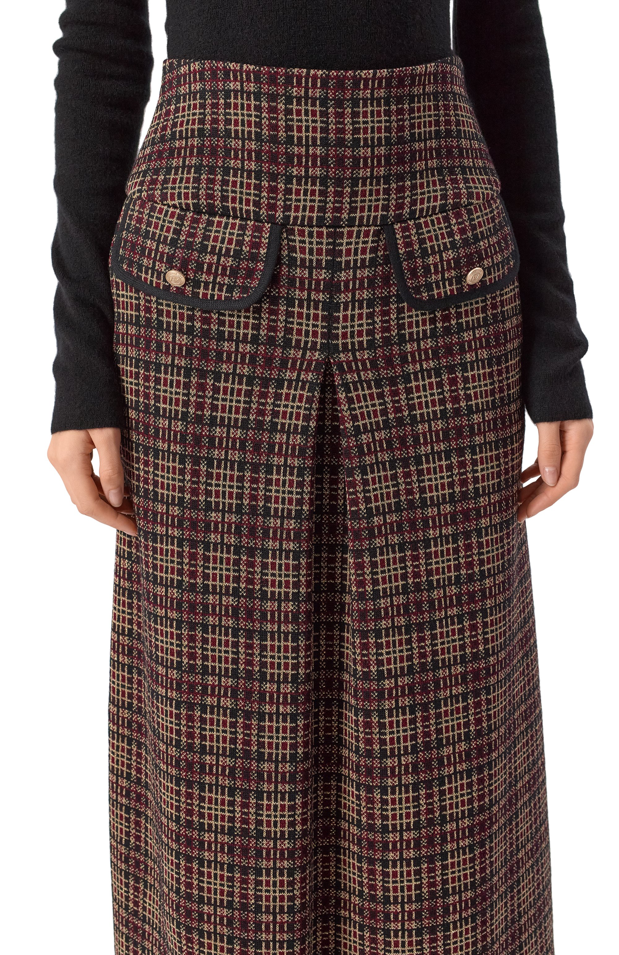 Юбка из шелка и кашемира FREEAGE, арт. W26.SK098.6977.797, фото 5