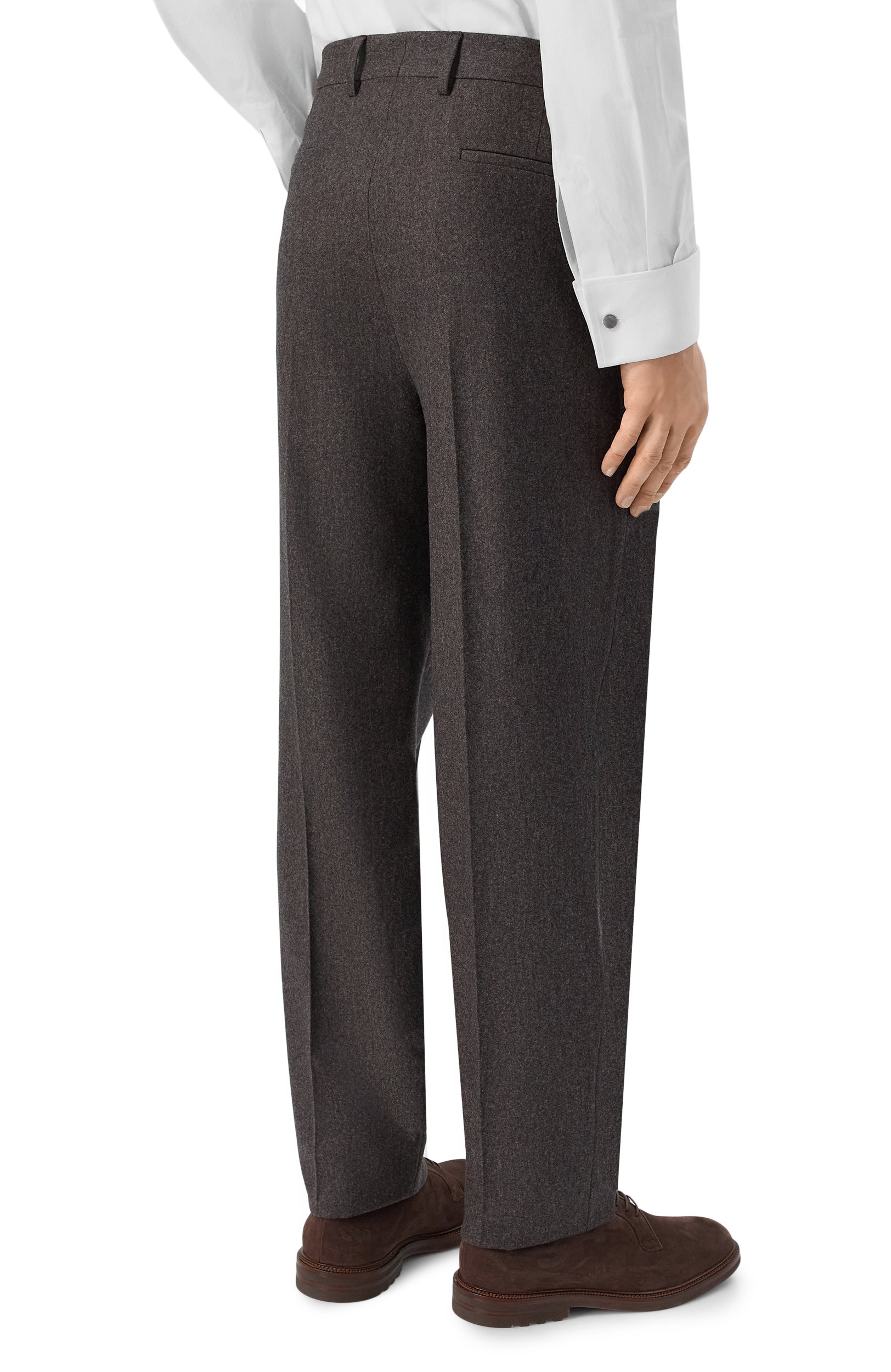 Шерстяные брюки BRUNELLO CUCINELLI, арт. M038PE1450, фото 4