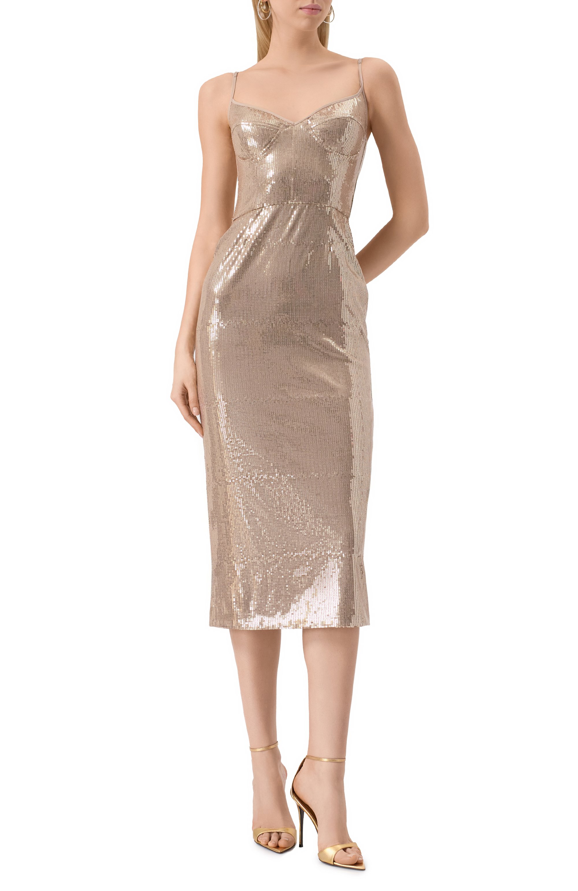 Платье с отделкой пайетками SASHA KIM, арт. УТ-00001637, фото 3