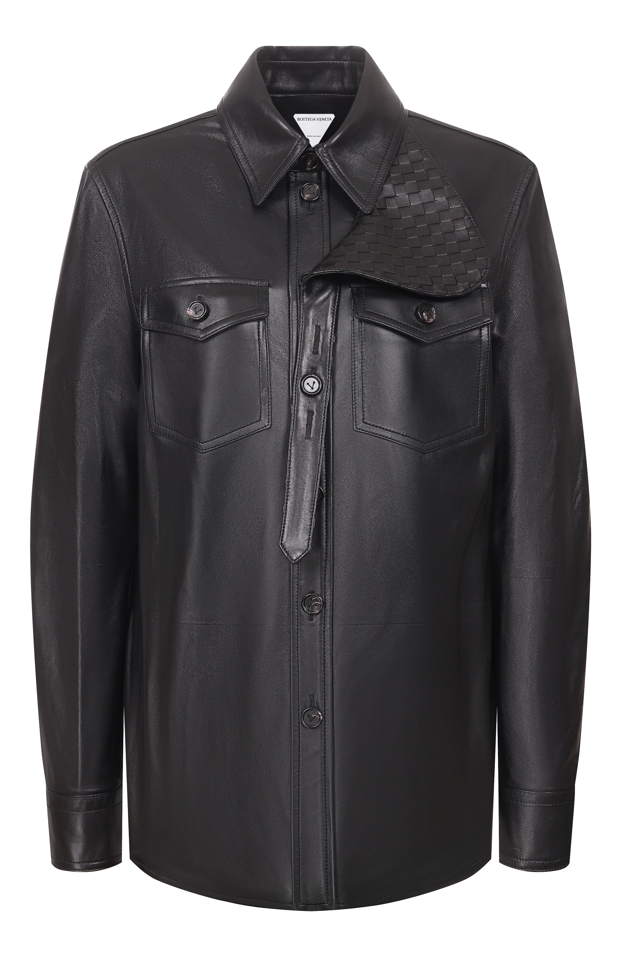 Кожаная рубашк а BOTTEGA VENETA, арт. 870161/V61D0, фото 1