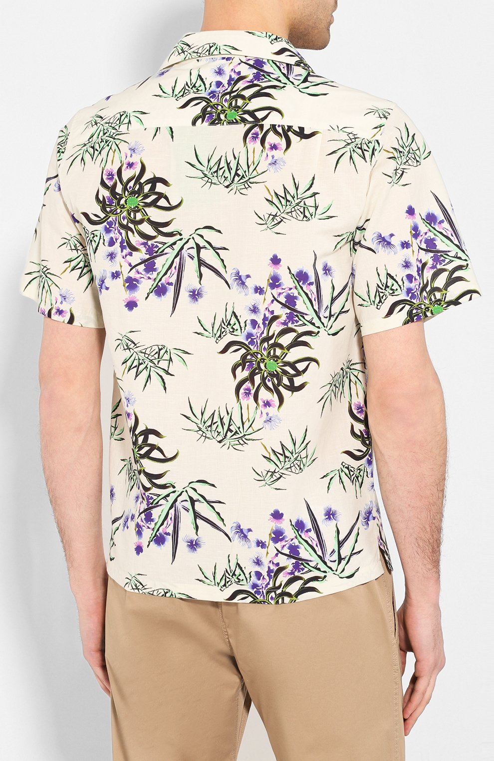 Рубашка из смеси хлопка и льна KENZO, арт. FA55CH5291LI, фото 4