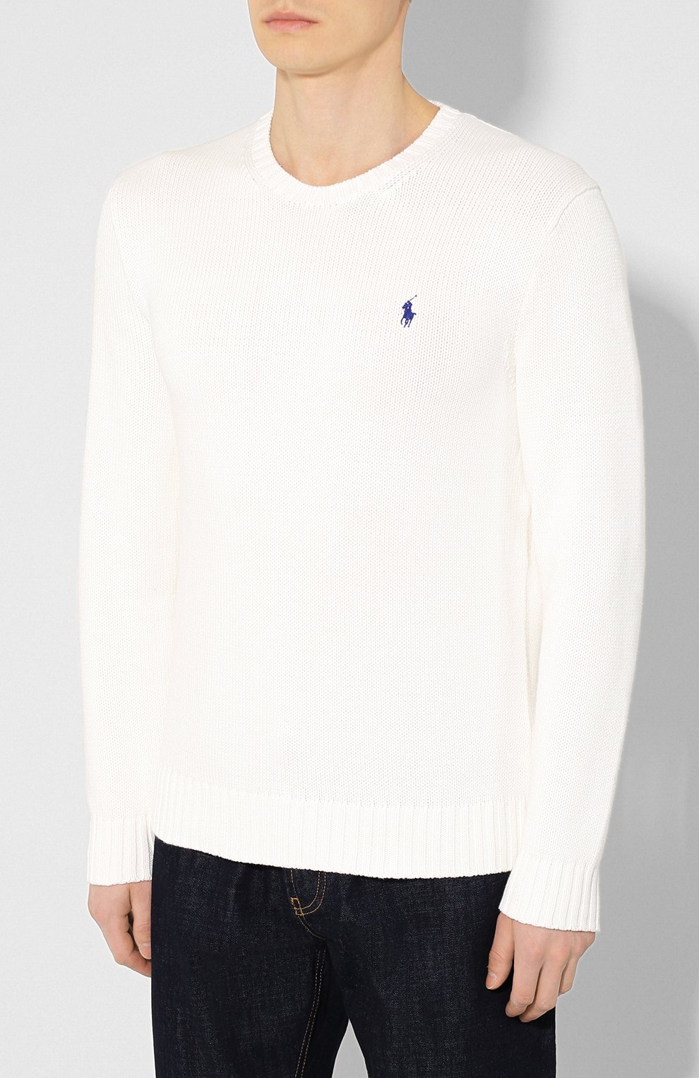 Хлопковый свитер POLO RALPH LAUREN, арт. 710727573, фото 3