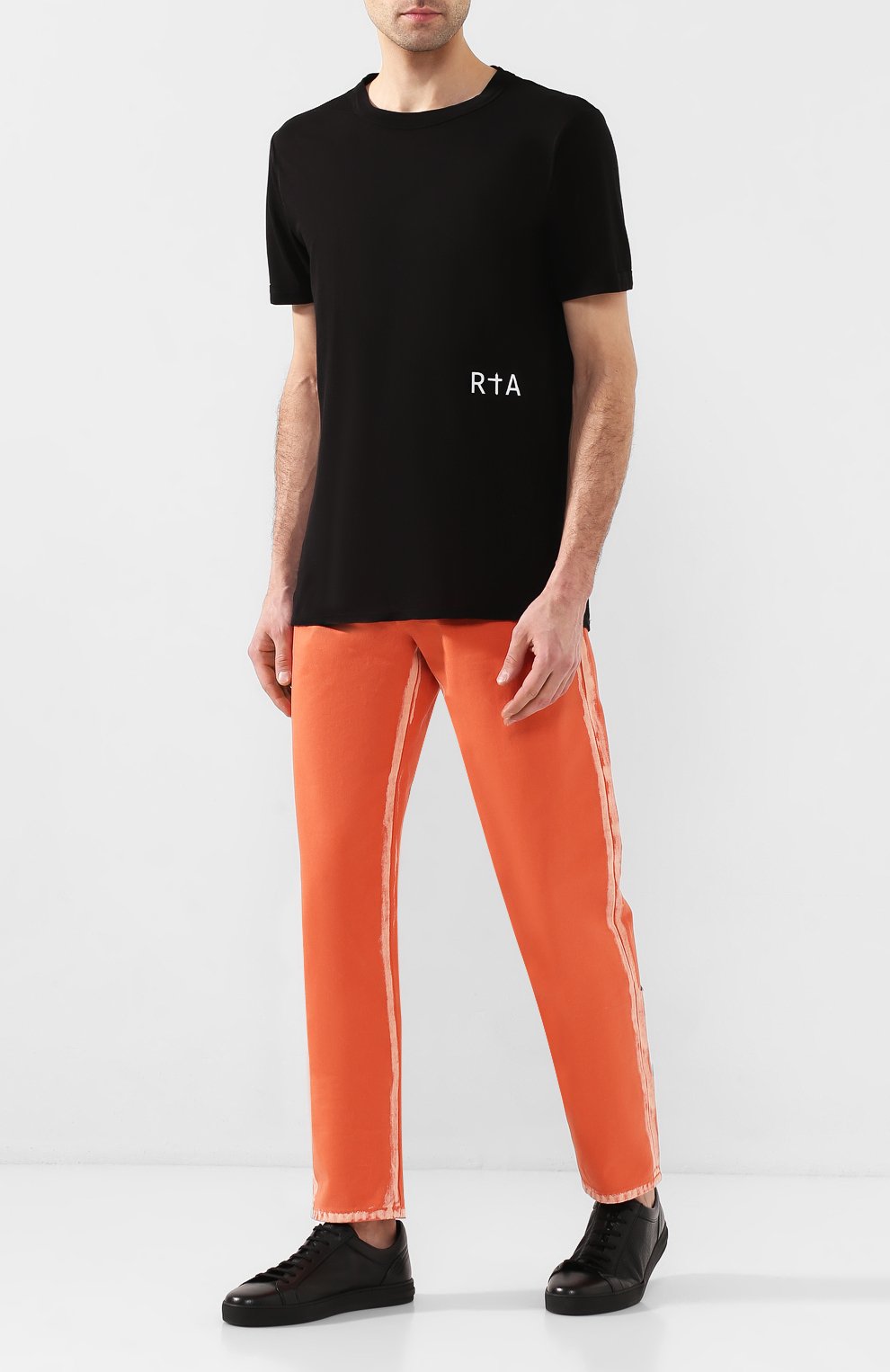 Хлопковая футболка RTA, арт. MH9347-7121BLK, фото 2