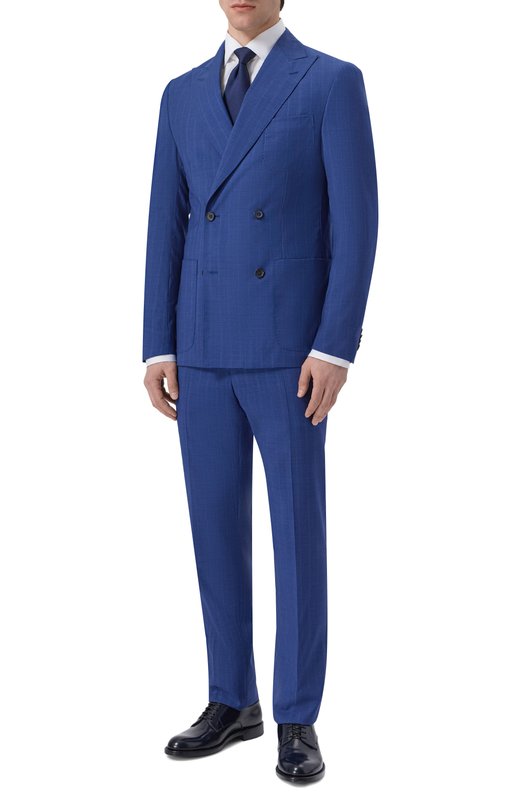 Шерстяной костюм Corneliani 27X009/2717513_SET Синий 27X009/2717513_SET