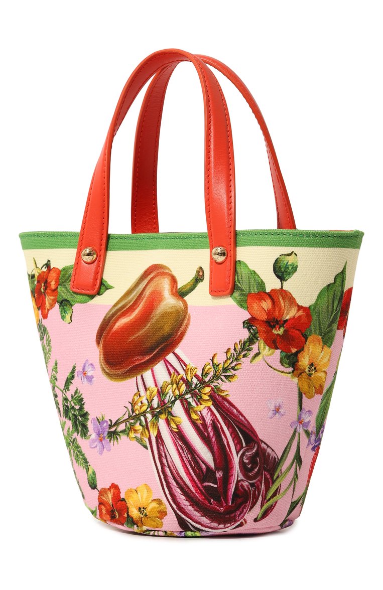 Детская сумка DOLCE & GABBANA розового цвета, арт. EB0054/A4194 | Фото 2 (Материал: Текстиль, Натуральная кожа; Нос: Не проставлено; Материал сплава: Проставлено)