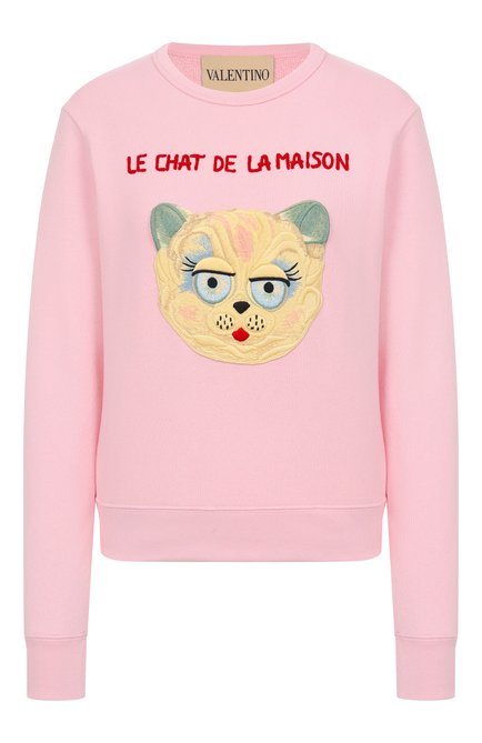 Женский хлопковый свитшот VALENTINO, арт. 7B3MF25A9N8