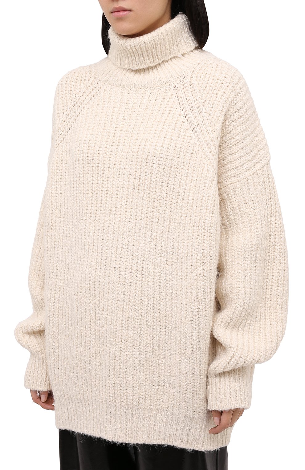 Свитер ISABEL MARANT ETOILE кремового цвета по цене 45150 руб., арт. PU1349-20A011E/T0NYA, фото 3 Свитер ISABEL MARANT ETOILE, арт. PU1349-20A011E/T0NYA, фото 3