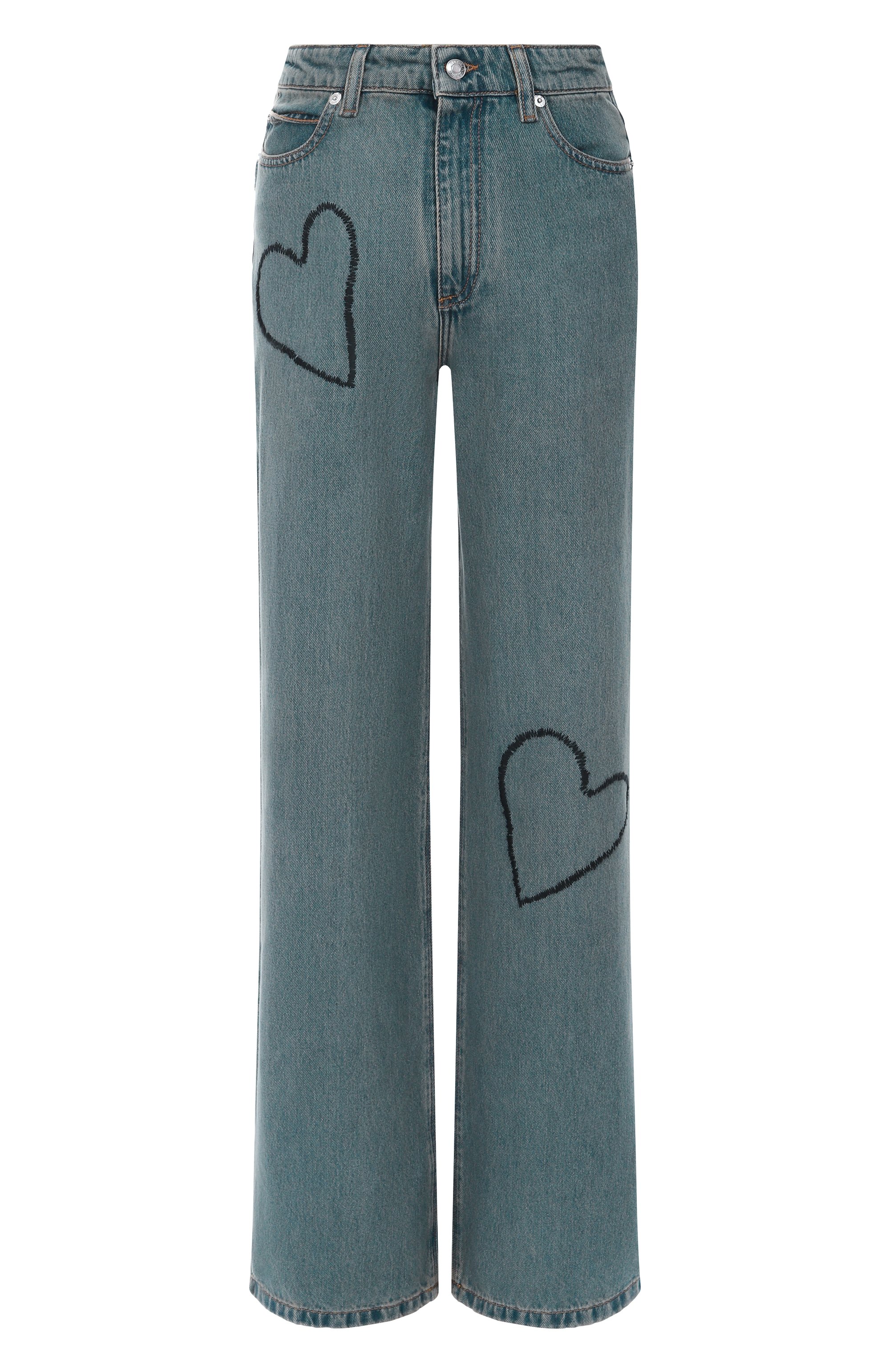 Джинсы ZADIG AND VOLTAIRE синего цвета по цене 37800 руб., арт. WWJE01265, фото 1 Джинсы ZADIG AND VOLTAIRE, арт. WWJE01265, фото 1