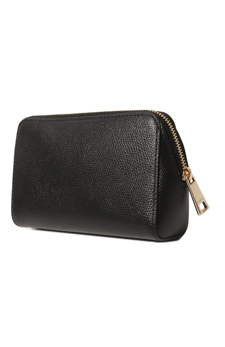 Женская кожаная косметичка FURLA черного цвета, арт. WE00449/ARE000 | Фото 2 (Материал: Натуральная кожа; Нос: Не проставлено)