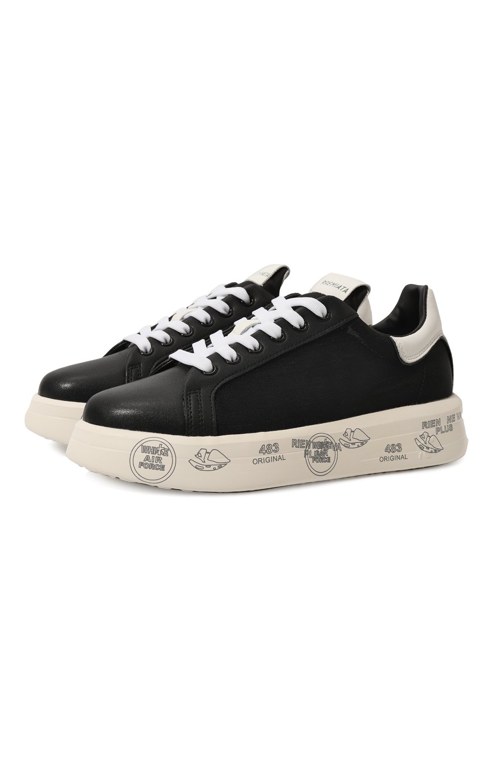 Комбинированные кеды belle PREMIATA, арт. BELLE/VAR 6278, фото 1