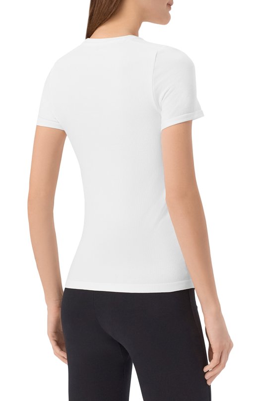 Хлопковая футболка MM6 MKMU40010 Белый  MKMU40010 Фото 4