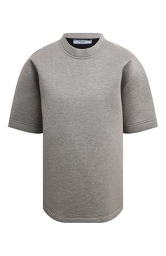 Хлопковая футболка PRADA, арт. 135657-1P0H-F0I54-211, фото 1